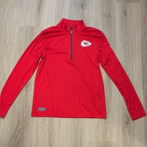 New Era Red Kansas City Chiefs Quarterzip NWOT

Size Medium